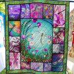 dragonfly colorful beauty ah quilt derqkz d2389469
