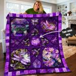 dragonfly wp personalized name quilt ps d2389018