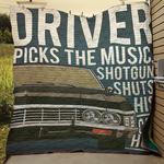 driver picks the music shotgun shuts his cakehole quilt blanket d2319646