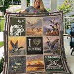 duck hunting duck duck shoot quilt blanket great customized gifts for birthday christmas d2351981