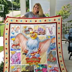 Dumbo Film Quilt Blanket 01