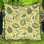 durian leaves pattern background dhcdhc dt1910 quilt blanket d2316925