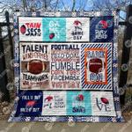 eat sleep block repeat quilt blanket ypm0 quilt d2323398