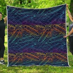 Edm Surfing Wave Cl17100266Mdq Quilt Blanket