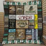education is important but fishing is importanter quilt blanket great customized blanket gifts for