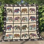 elephant 3 blanket th1607 quilt d2357699