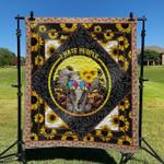 elephant and flower dhckl0909 quilt blanket d2317140