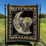 elephant and moon dhcld0909 quilt blanket d2317288