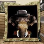 elephant classy lk58 ntth011298 3d customized quilt d2315352