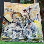 elephant lover v3 3d customized quilt d2314536