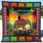 elephant qh040710b tbg quilt blanket d2357128