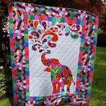 elephant spraying water elephant quilt blanket quilt d2323575