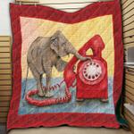 elephant telephone ka5 nnq131098 3d customized quilt d2313995
