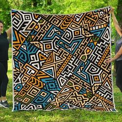 Ethnic Aztec Geometric Cl17100267Mdq Quilt Blanket
