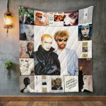 eurythmics style two album covers quilt blanket d2351642