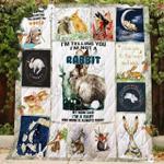 even the smallest one can change the world rabbit blanket kc1507 quilt d2357807