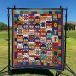 face cat dhcld0909 quilt blanket d2317249