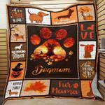 fall dachshund quilt blanket abc07113170 d2317218