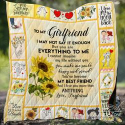 Family Girlfriend Every Thing To Me Quilt Cc