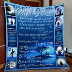 family my love beside you love you support you quilt gg d2383997