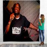 famous rapper lethal bizzle n 3d customized personalized quilt blanket d2325478