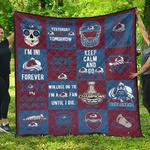 fan colorado avalanche amazing gift idea quilt d2385022