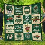 fan minnesota wild amazing gift idea quilt d2384936
