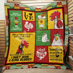 Farm Animal Chicken Relax Quilt Jlj