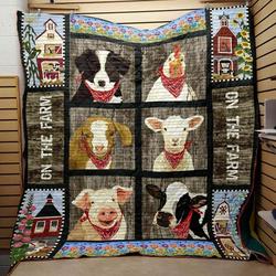 Farm Faces Of The Country Clt250620 Quilt Blanket