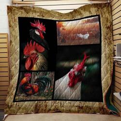 Farmer Chicken Style Blanket Th1707 Quilt