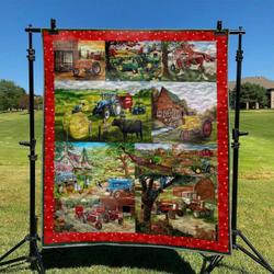 Farmer HUR39575 3D Customized Quilt 2707
