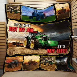 Farmer Tractor My Life Quilt Jts