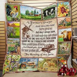 Farmers Prayer Quilt Blanket ABC07111692