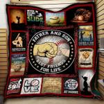 father and son baseball blanket kc15071 quilt d2357820