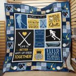 field hockey life is better when we stick together quilt blanket great customized blanket gifts for