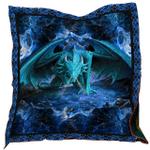 fire blue dragon washable quilt 0201 02 d2384683