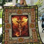 fire breathing dragon quilt blanket great customized blanket gifts for birthday christmas d2348904