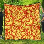 fire flame design pattern dhcdhc dt1910 quilt blanket d2317109