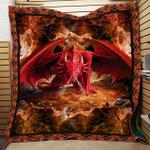 fire red dragon washable quilt ytd d2388017