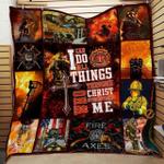 firefighter blanket kc1707 quilt d2317823