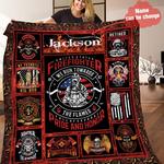 firefighter personalized quilt blanket hhh120609na d2317982