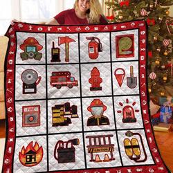 Firefighter Quilt Mde