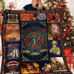 Firefighter Quilt Mdo