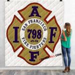 firefighter san francisco fire fighters 3d customized personalized quilt blanket d2325474
