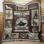 fishing couple some people wait their whole lives quilt blanket great customized gifts for birthday