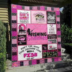 Fishing Goddess HUR10887 3D Customized Quilt 2307