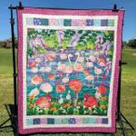 flamingo blanket th0207 quilt d2347010