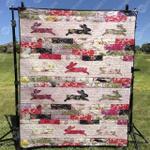 floral bunny quilt blanket tr12 quilt d2324948