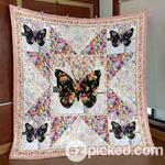 floral butterfly quilt blanket lu88 quilt d2322351