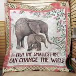 floral elephants cld280650 quilt blanket d2381367